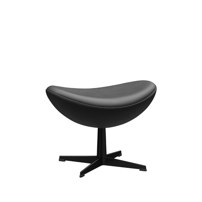 Repose-pieds cuir EGG™ par Arne Jacobsen