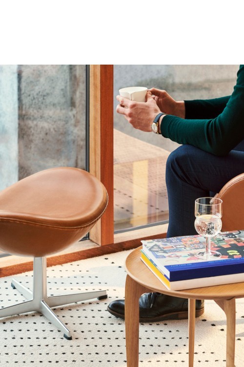 EGG™ Footstool by Arne Jacobsen
