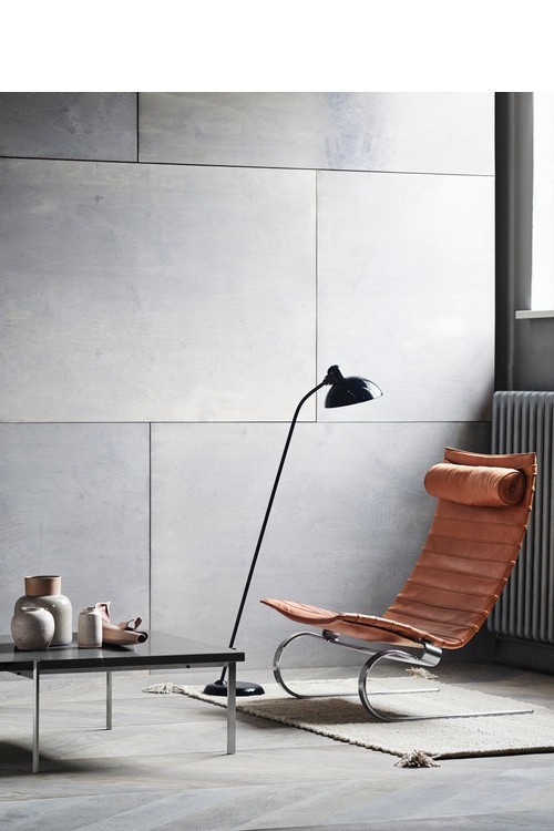 Fauteuil PK20™ cuir par Poul Kjærholm