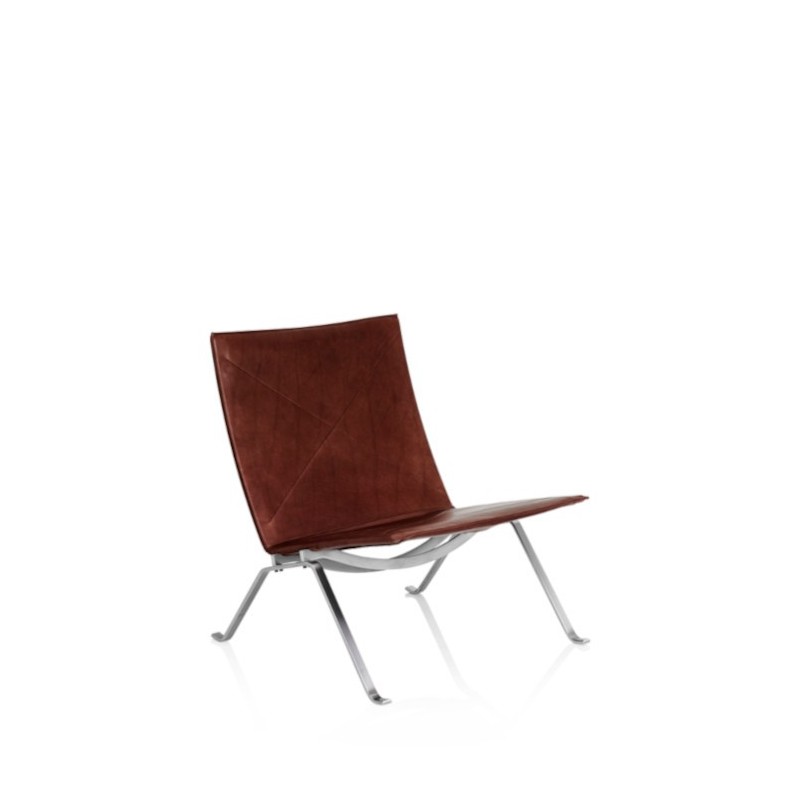 Fauteuil PK22™ cuir par Poul Kjærholm