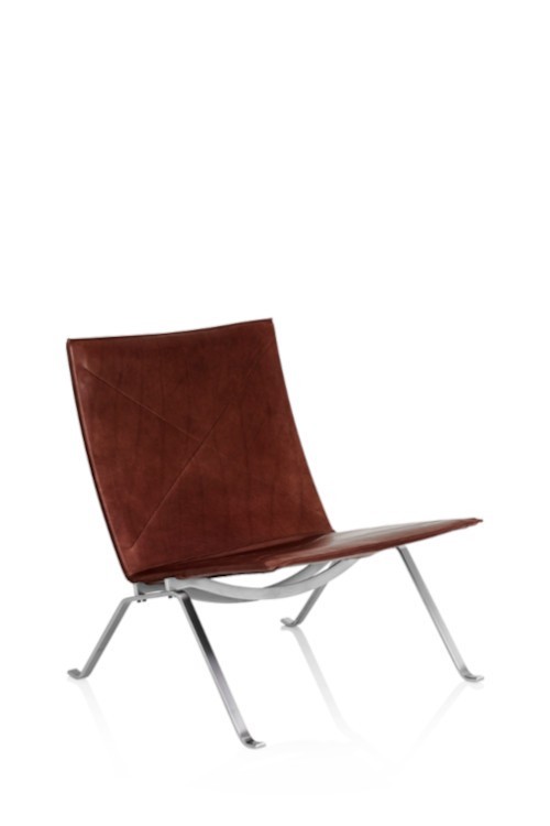 Fauteuil PK22™ cuir par Poul Kjærholm