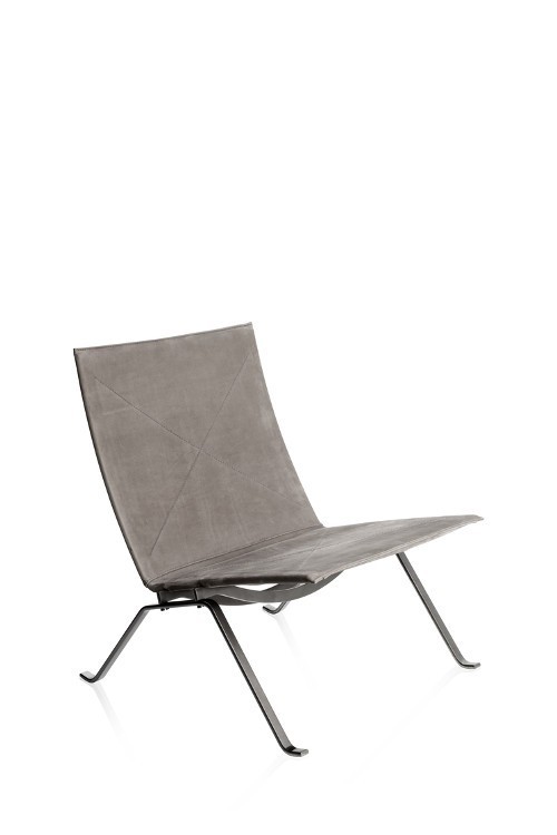 Fauteuil PK22™ cuir par Poul Kjærholm