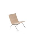 Fauteuil PK22™ osier par Poul Kjærholm