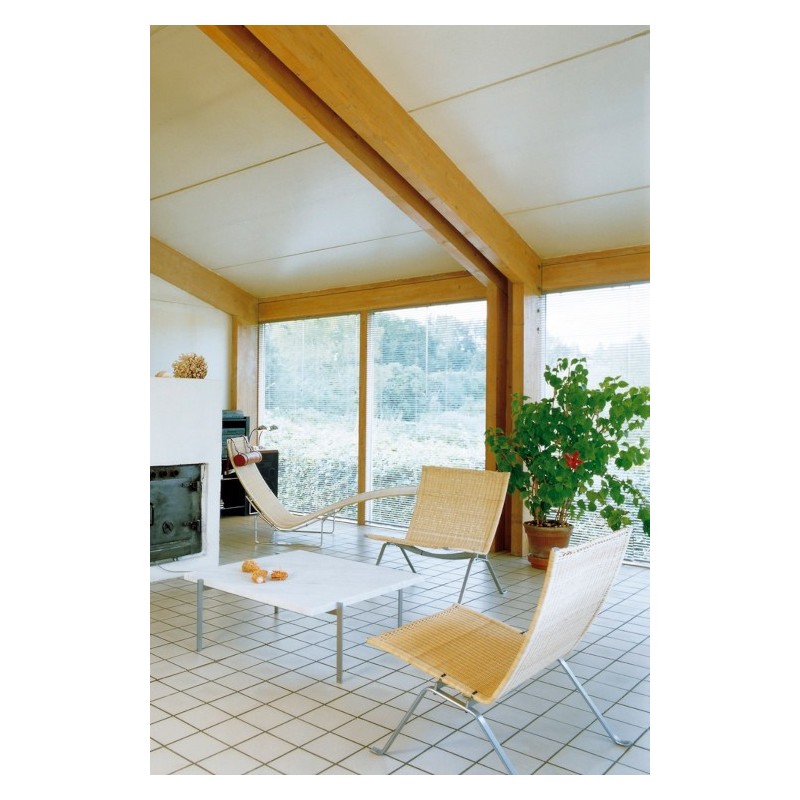 Fauteuil PK22™ osier par Poul Kjærholm
