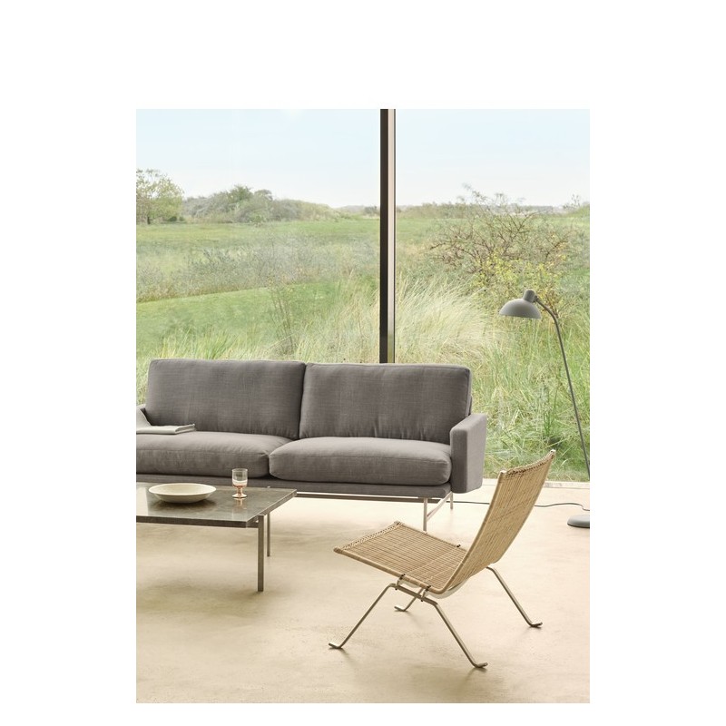 Fauteuil PK22™ osier par Poul Kjærholm