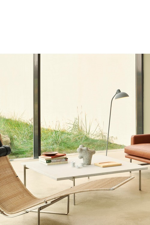 Chaise Longue PK24™ osier par Poul Kjærholm