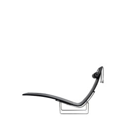 PK24™ leather long chair by Poul Kjærholm