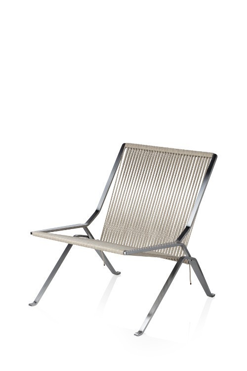 PK25™ flag haylard lounge chair by Poul Kjærholm