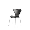 Series 7™ Upholstered Leather Chair by Arne Jacobsen