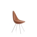 Siège DROP™ Revêtement cuir par Arne Jacobsen