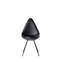 DROP™ chair leather upholstered by Arne Jacobsen