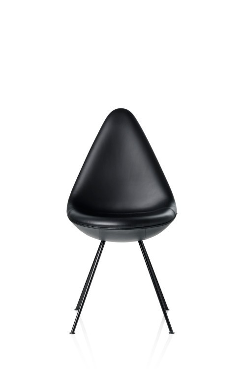 Siège DROP™ Revêtement cuir par Arne Jacobsen