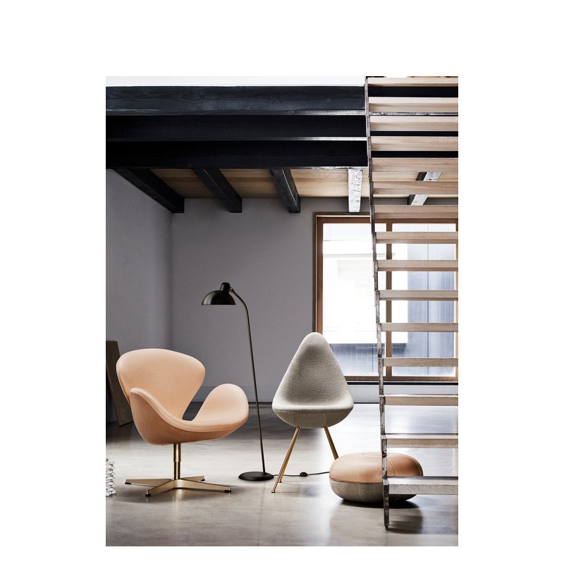Siège DROP™ Revêtement cuir par Arne Jacobsen