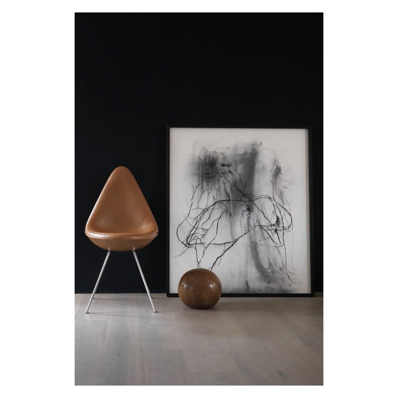 Siège DROP™ Revêtement cuir par Arne Jacobsen