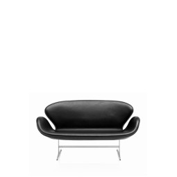 SWAN™ Leather Sofa by Arne Jacobsen