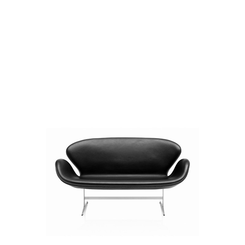 SWAN™ Leather Sofa by Arne Jacobsen