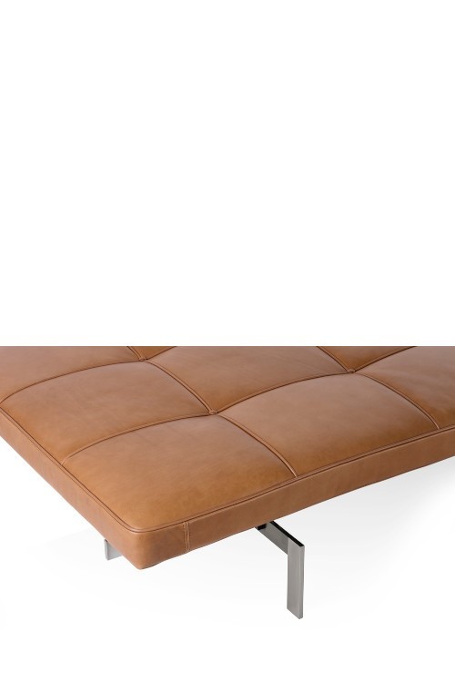 Daybed PK80™ leather by Poul Kjærholm