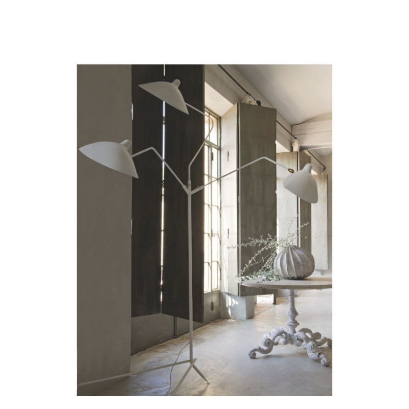 Serge Mouille 3-arm Floor Lamp