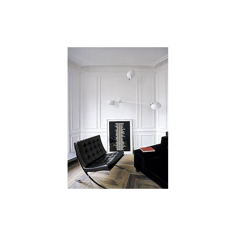 Serge Mouille Spider Wall Light with 3 fixed arms