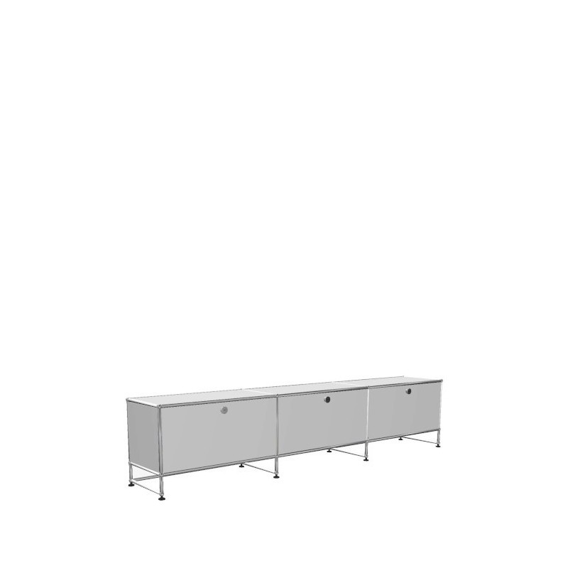Système de rangement 3 modules 3 portes USM Haller 225 x 35 x h49 cm