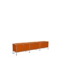 Système de rangement 3 modules 3 portes USM Haller 225 x 35 x h49 cm