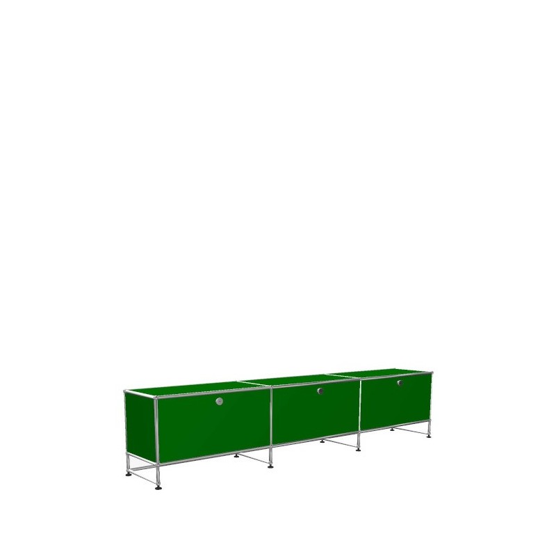 Système de rangement 3 modules 3 portes USM Haller 225 x 35 x h49 cm