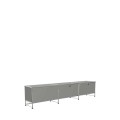 Système de rangement 3 modules 3 portes USM Haller 225 x 35 x h49 cm