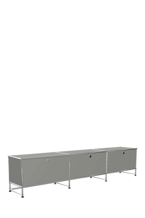 Système de rangement 3 modules 3 portes USM Haller 225 x 35 x h49 cm
