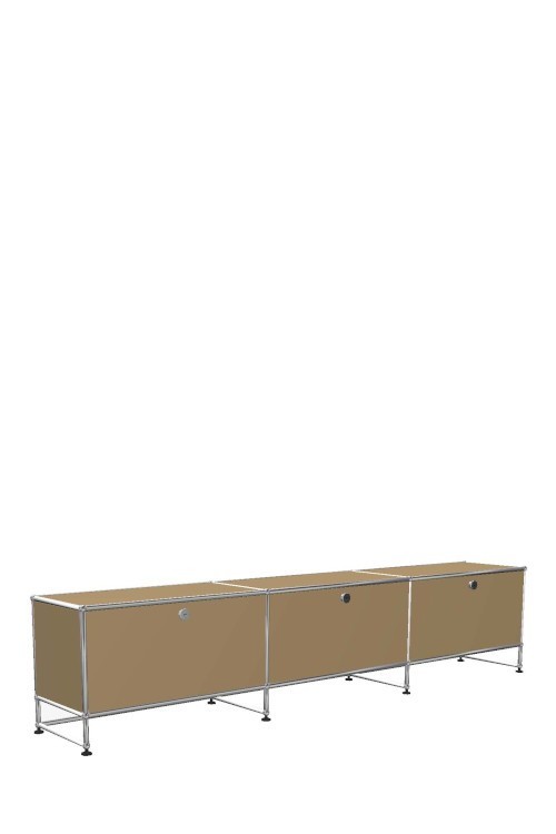 Système de rangement 3 modules 3 portes USM Haller 225 x 35 x h49 cm
