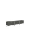Système de rangement 3 modules 3 portes USM Haller 225 x 35 x h49 cm
