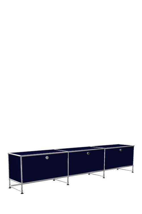 Système de rangement 3 modules 3 portes USM Haller 225 x 35 x h49 cm