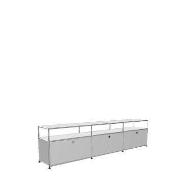 Système de rangement 3 modules 3 portes USM Haller 225 x 35 x h56,5 cm