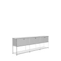 Système de rangement 3 modules 3 portes USM Haller 225 x 35 x h74 cm