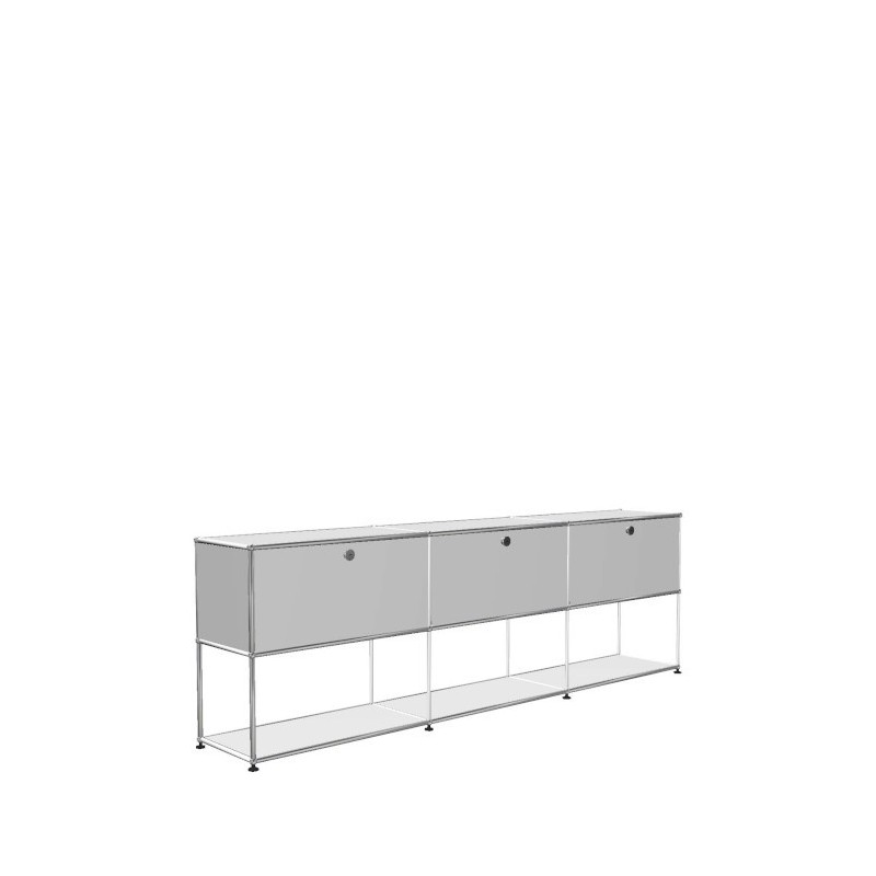 Système de rangement 3 modules 3 portes USM Haller 225 x 35 x h74 cm