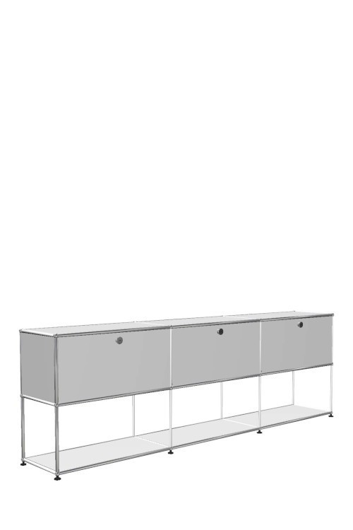 Système de rangement 3 modules 3 portes USM Haller 225 x 35 x h74 cm