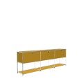Système de rangement 3 modules 3 portes USM Haller 225 x 35 x h74 cm