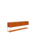 Système de rangement 3 modules 3 portes USM Haller 225 x 35 x h74 cm
