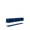 Système de rangement 3 modules 3 portes USM Haller 225 x 35 x h74 cm