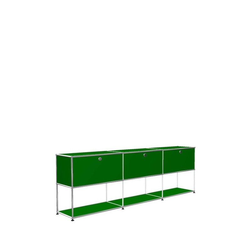 Système de rangement 3 modules 3 portes USM Haller 225 x 35 x h74 cm
