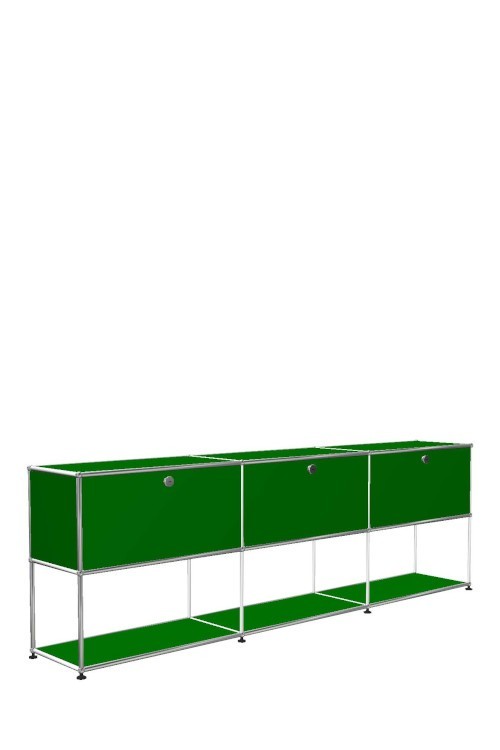 Système de rangement 3 modules 3 portes USM Haller 225 x 35 x h74 cm