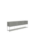 Système de rangement 3 modules 3 portes USM Haller 225 x 35 x h74 cm