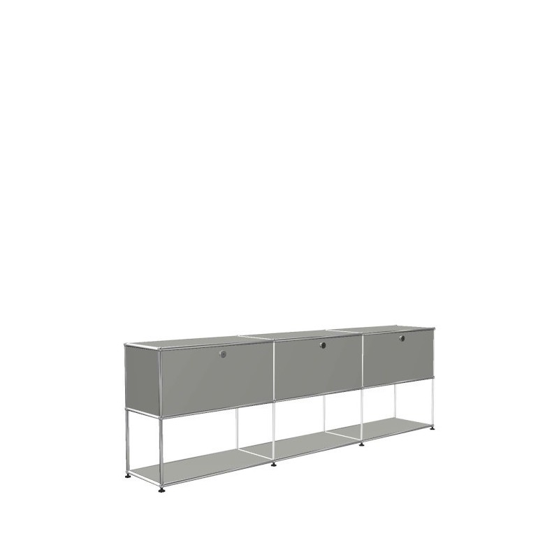 Système de rangement 3 modules 3 portes USM Haller 225 x 35 x h74 cm