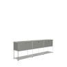 Système de rangement 3 modules 3 portes USM Haller 225 x 35 x h74 cm