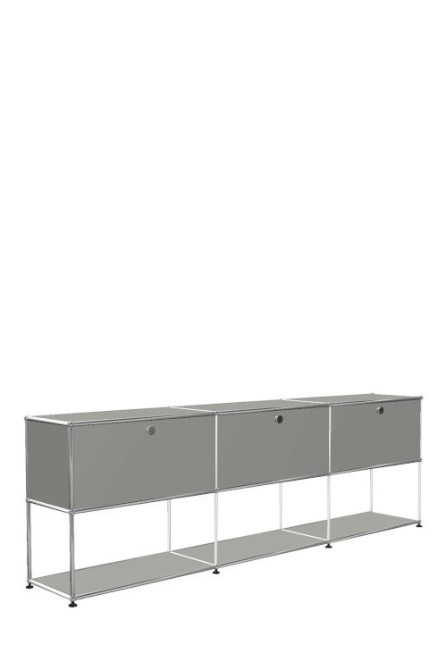 Système de rangement 3 modules 3 portes USM Haller 225 x 35 x h74 cm