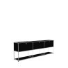 Système de rangement 3 modules 3 portes USM Haller 225 x 35 x h74 cm