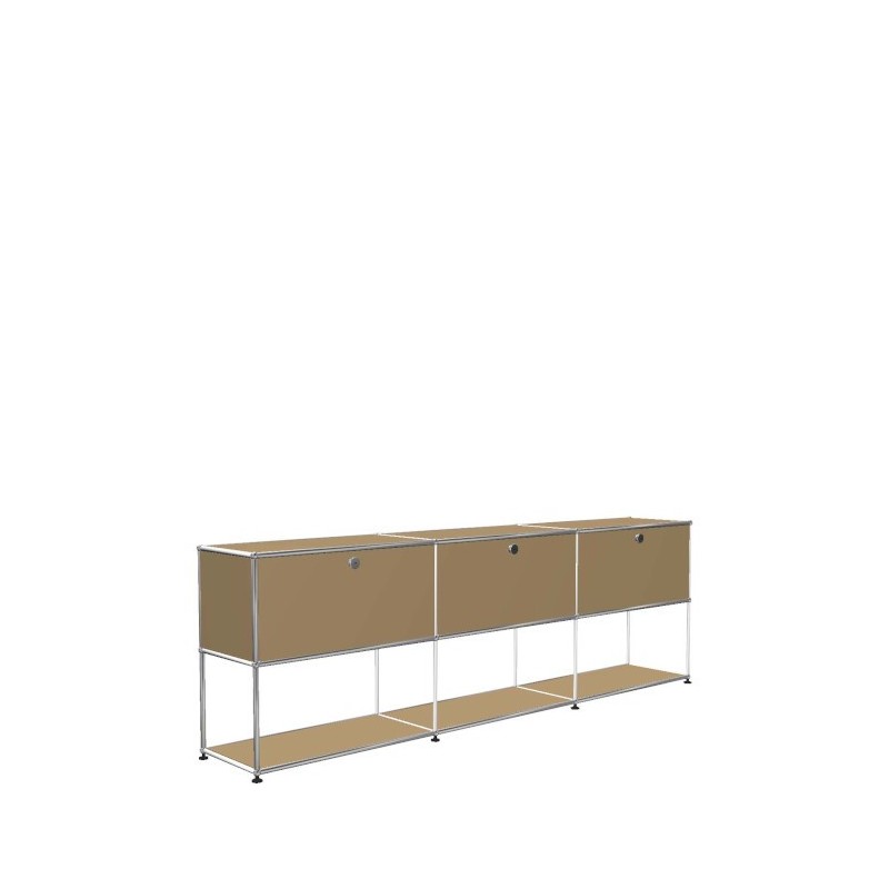 Système de rangement 3 modules 3 portes USM Haller 225 x 35 x h74 cm