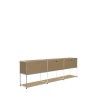 Système de rangement 3 modules 3 portes USM Haller 225 x 35 x h74 cm