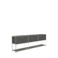 Système de rangement 3 modules 3 portes USM Haller 225 x 35 x h74 cm