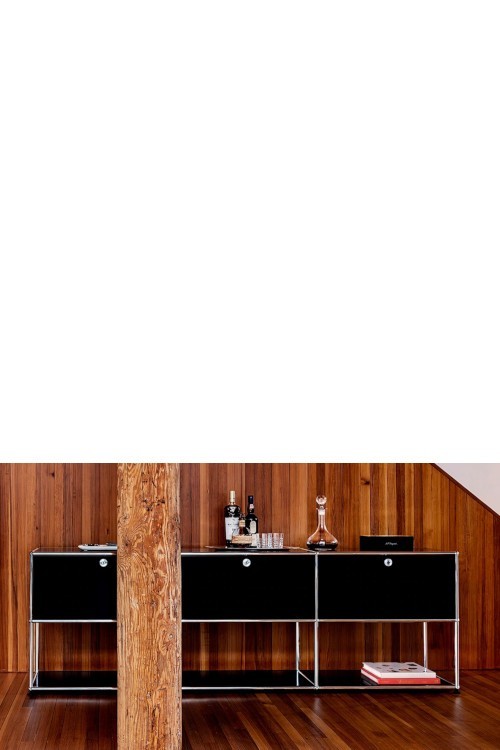 Système de rangement 3 modules 3 portes USM Haller 225 x 35 x h74 cm