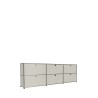 Système de rangement 6 portes USM Haller 225 x 35 x h74 cm